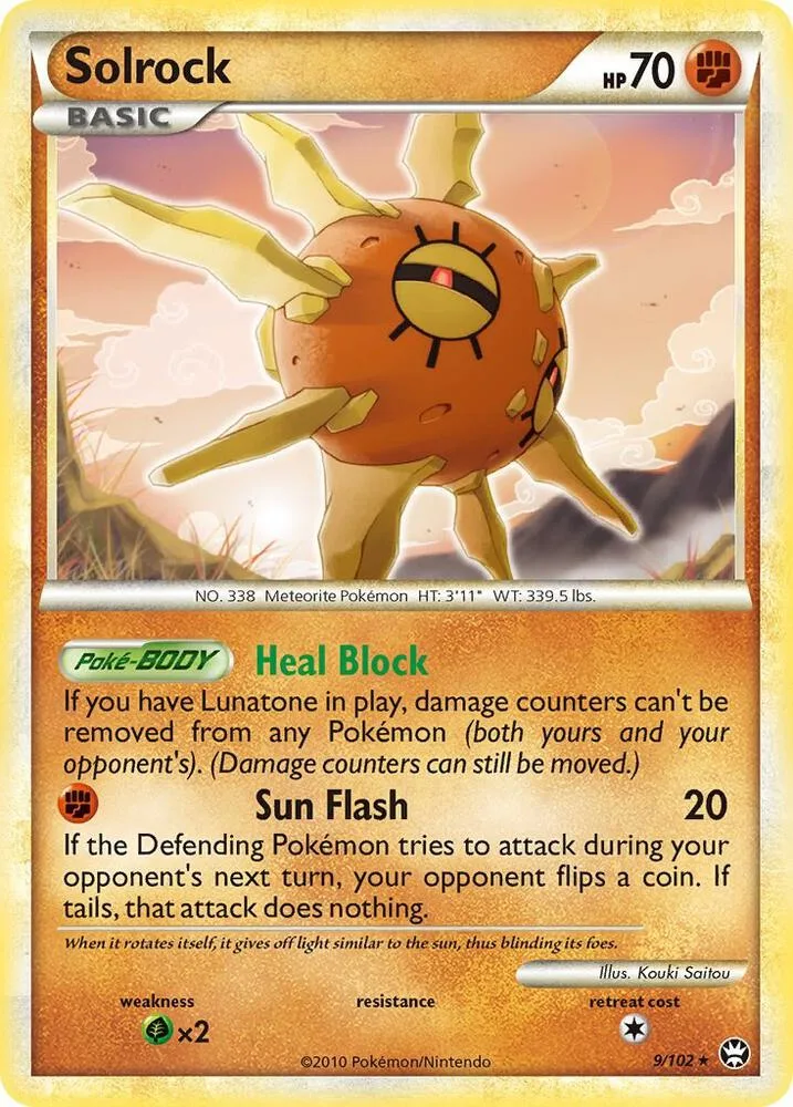 Solrock card front