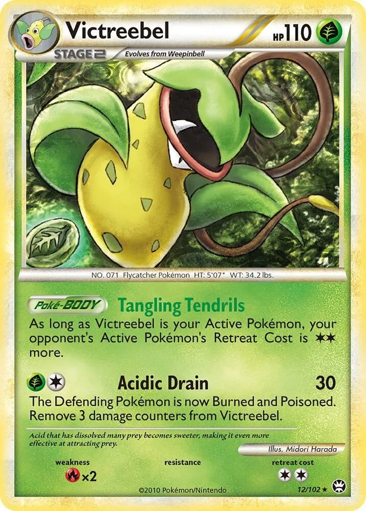 Victreebel card front