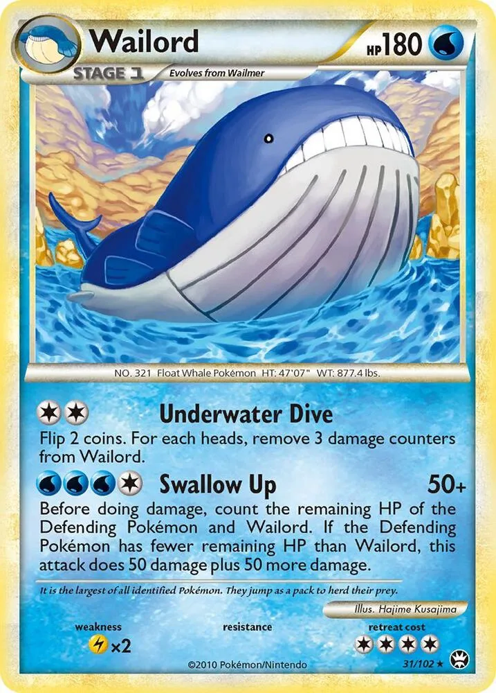 Wailord card front