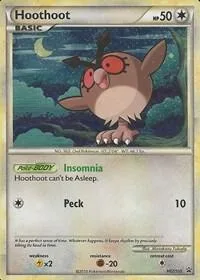 Hoothoot card front