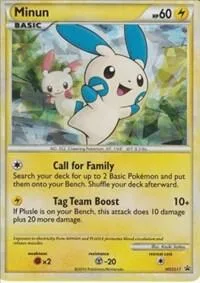Minun card front
