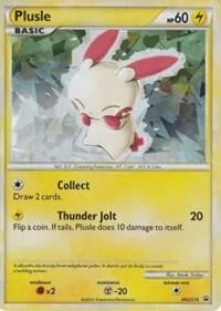 Plusle card front