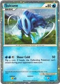 Suicune card front