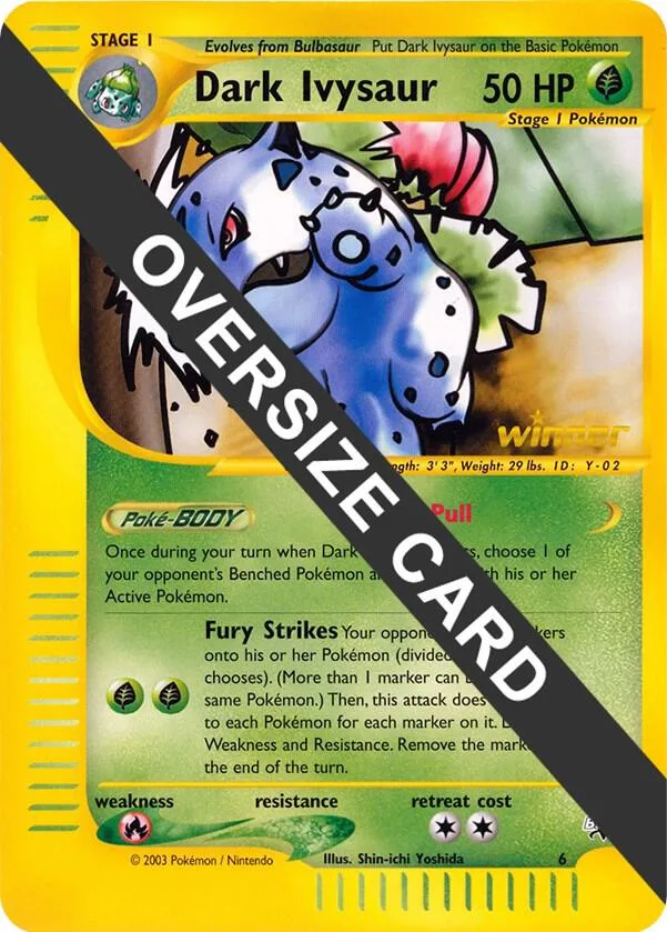 Dark Ivysaur (Best of Game 6 Promo) card front
