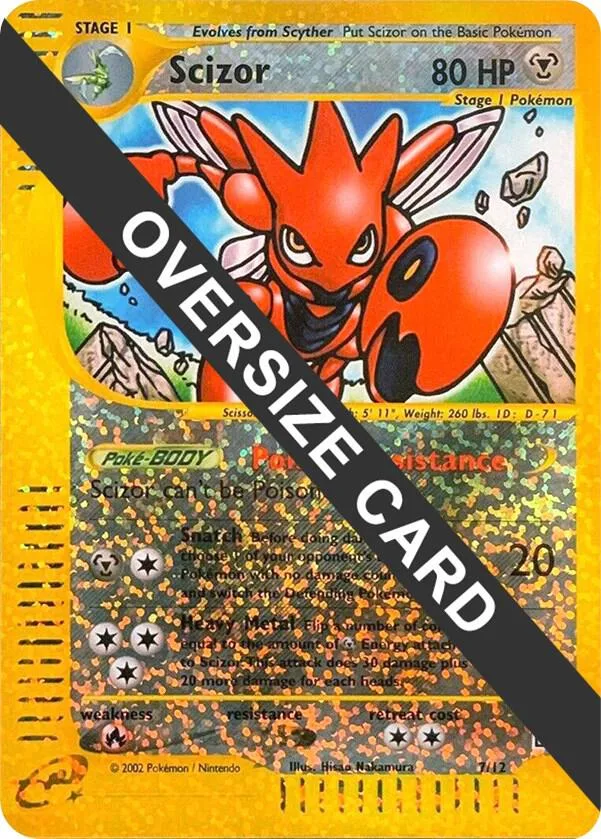 Scizor card front