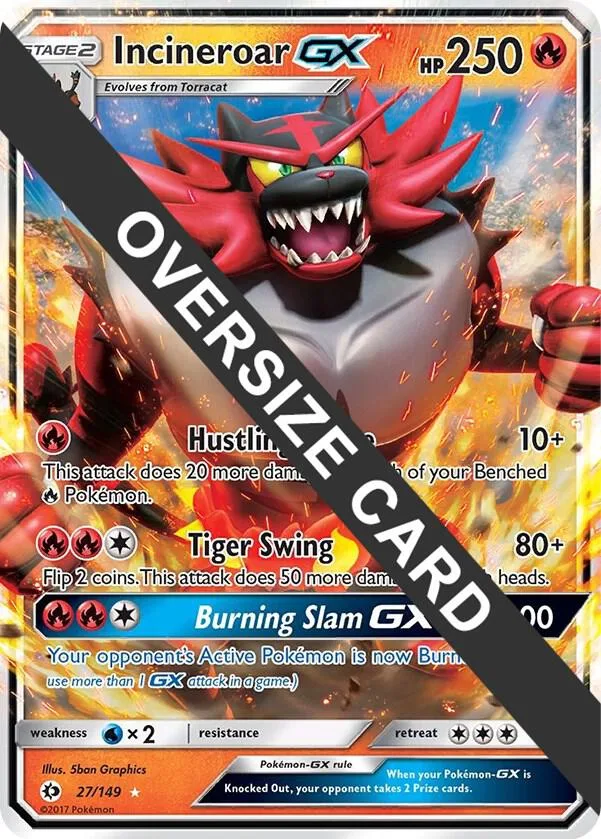 Incineroar GX card front