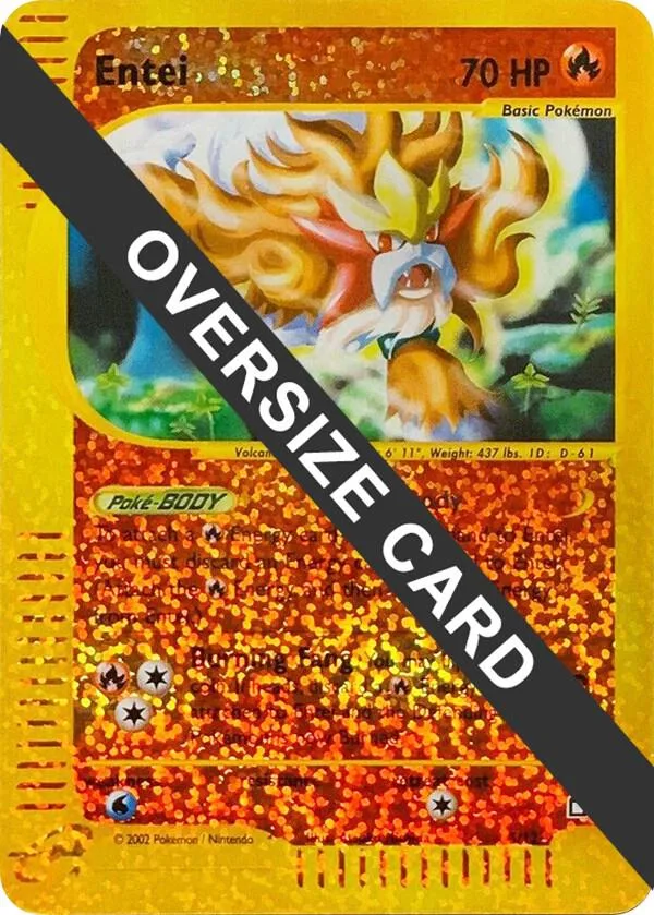 Entei (Box Topper) card front