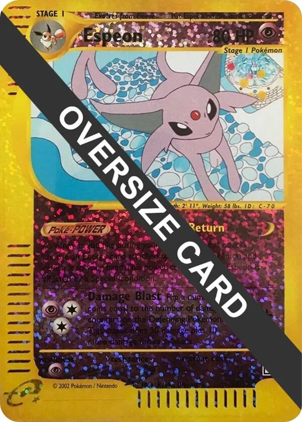 Espeon (Box Topper) card front