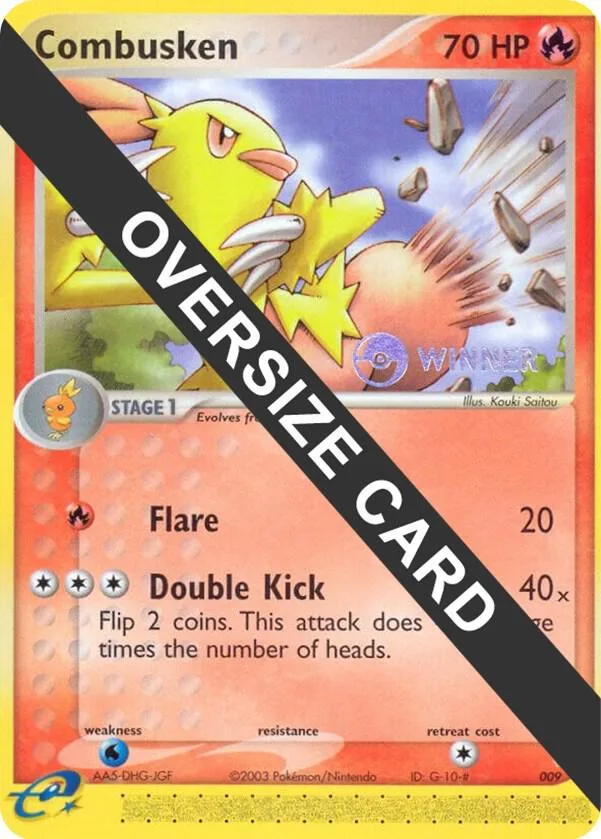 Combusken (Nintendo Black Star Promo) card front