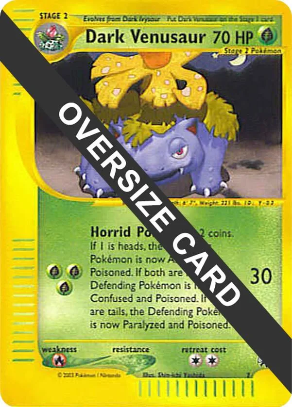 Dark Venusaur (Best of Game 7 Promo) card front