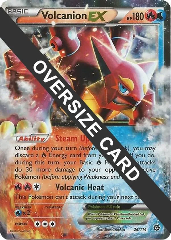 Volcanion card front