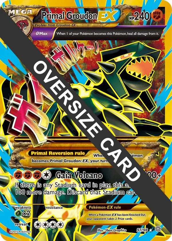 Primal Groudon EX Holofoil card