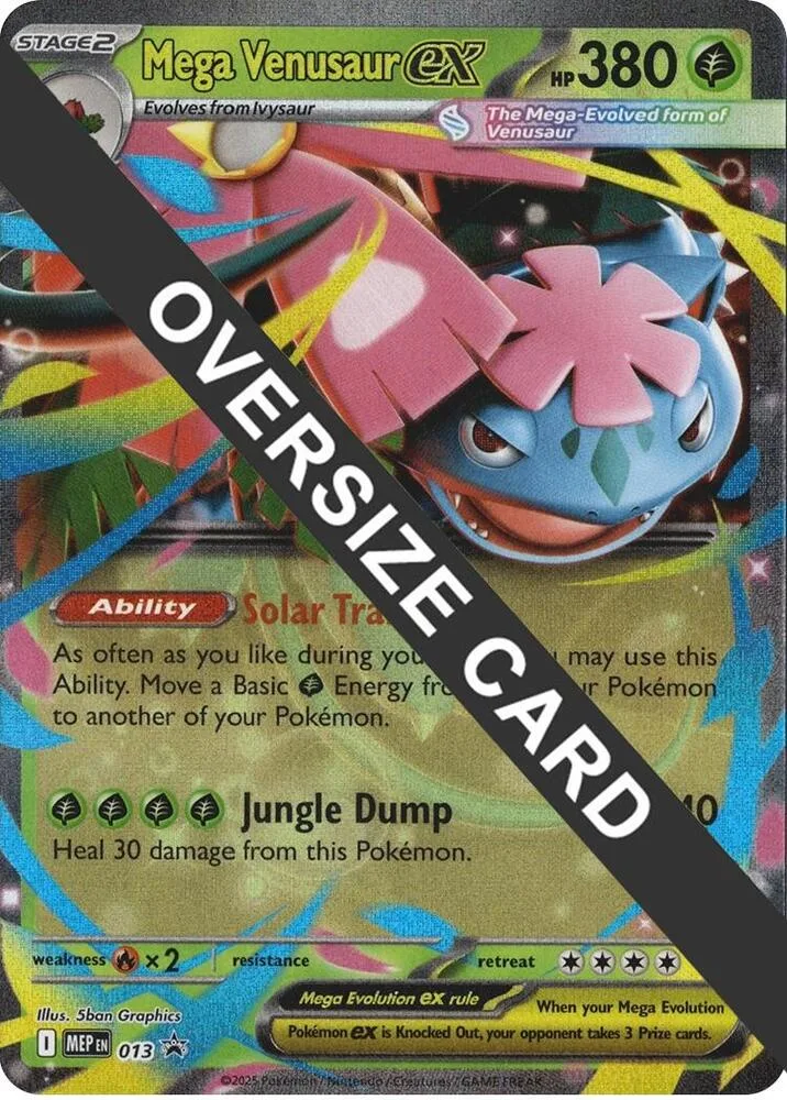 Mega Venusaur ex card front
