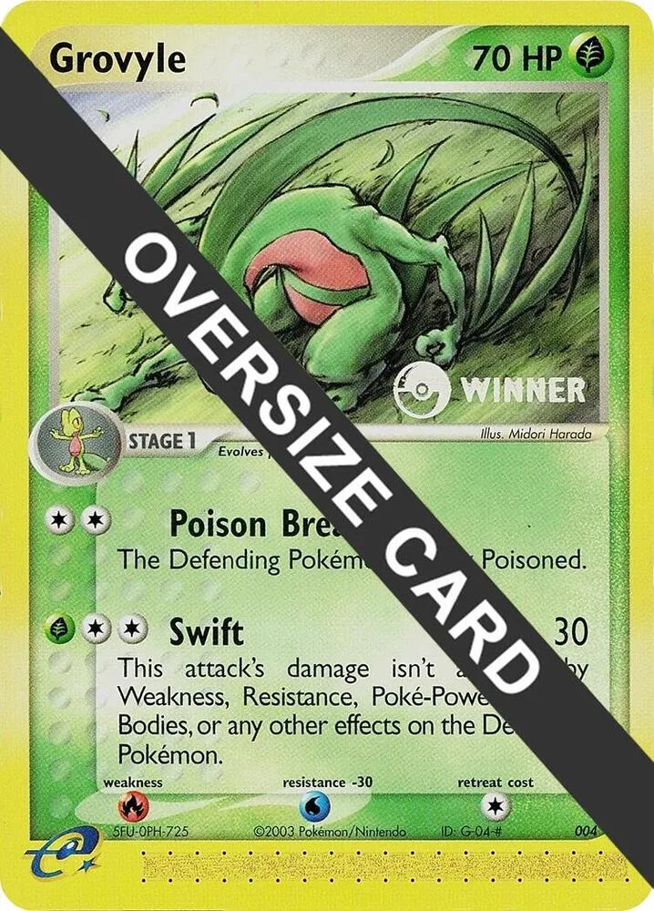 Grovyle (e-League) [Winner] card front