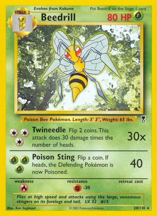 Beedrill card front