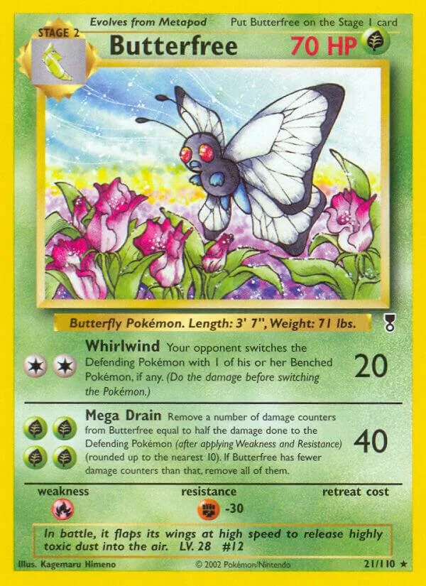 Butterfree card front