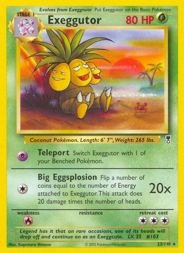 Exeggutor card front