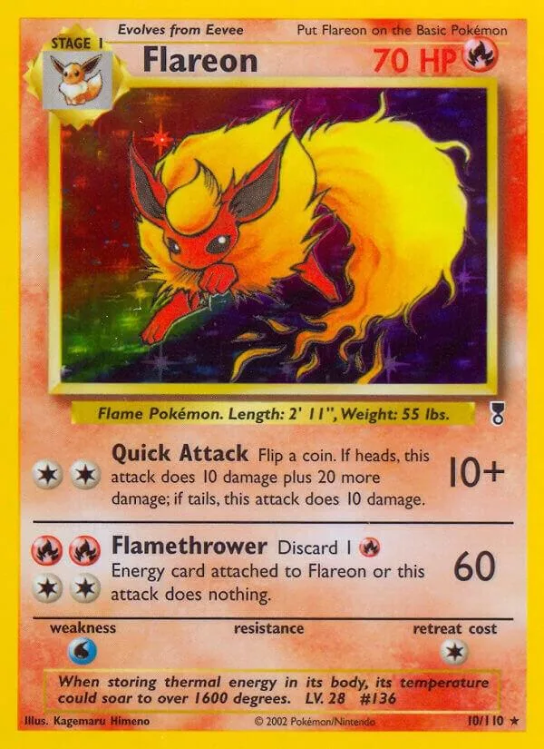 Flareon card front