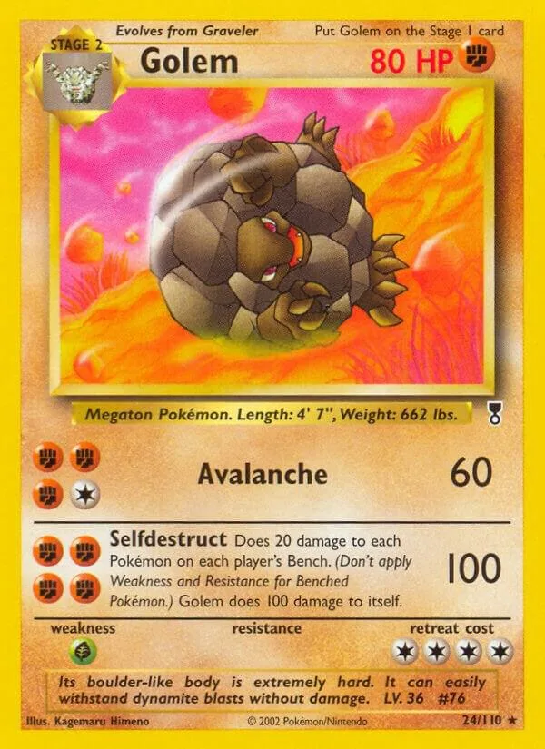 Golem card front