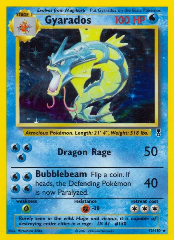 Gyarados card front