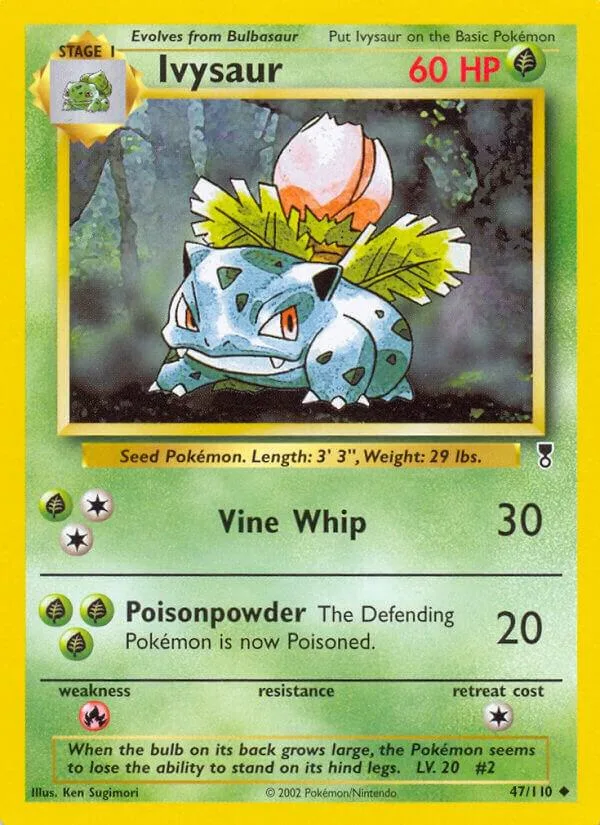 Ivysaur card front