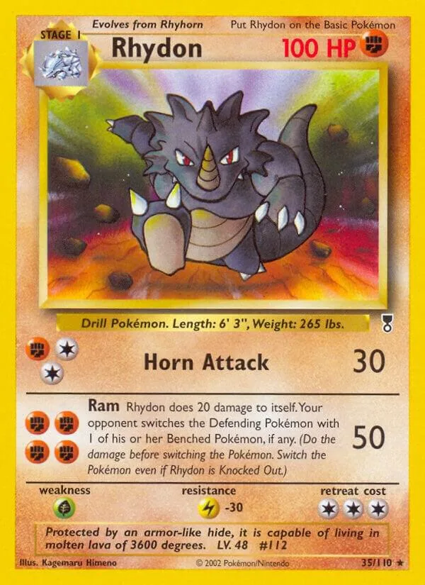 Rhydon card front