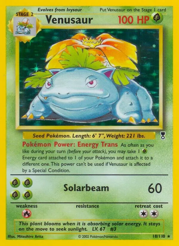 Venusaur card front