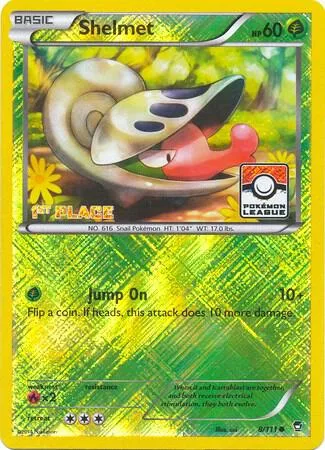 Shelmet (Pokemon League) [1st Place] card front