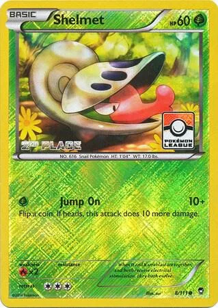 Shelmet (Pokemon League) [2nd Place] card front