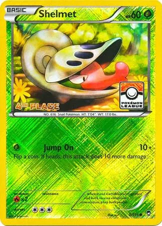 Shelmet (Pokemon League) [4th Place] card front