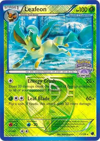 Leafeon (State Championships) card front