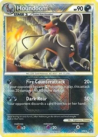 Houndoom (League Promo) card front