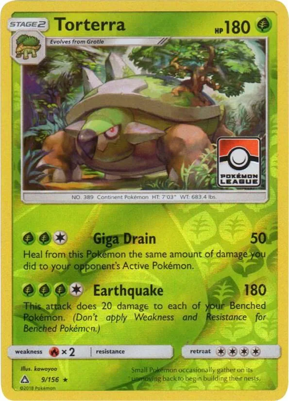 Torterra (Pokemon League) card front
