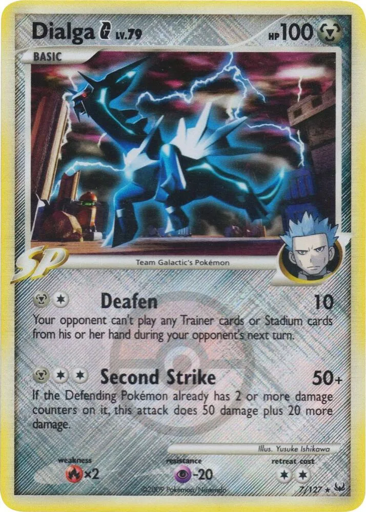 Dialga G (League Promo) card front
