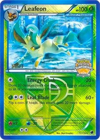 Leafeon (Regional Championships) [Staff] card front