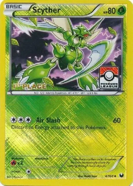 Scyther (Pokemon League) [1st Place] card front