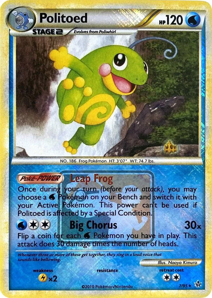 Politoed (League Promo) card front