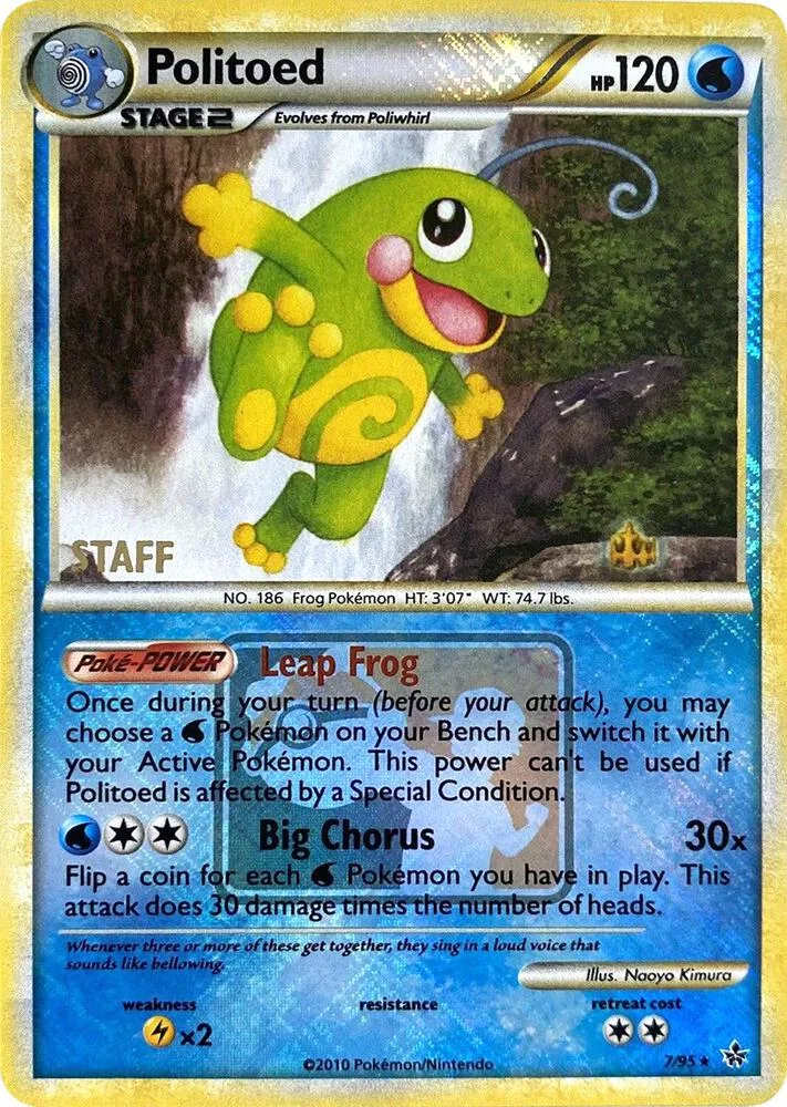 Politoed (League Promo) [Staff] card front