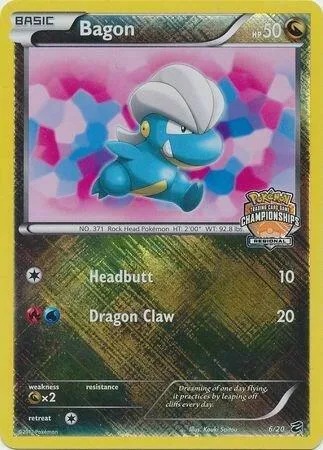 Bagon (Regional Championships) card front