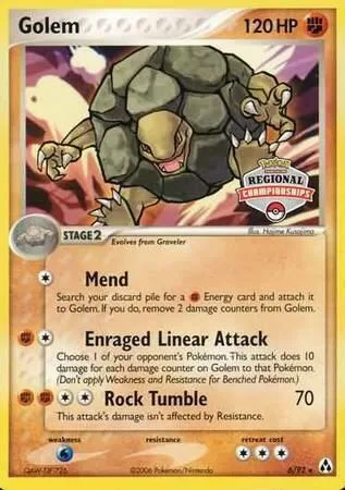 Golem (Regional Championships) card front