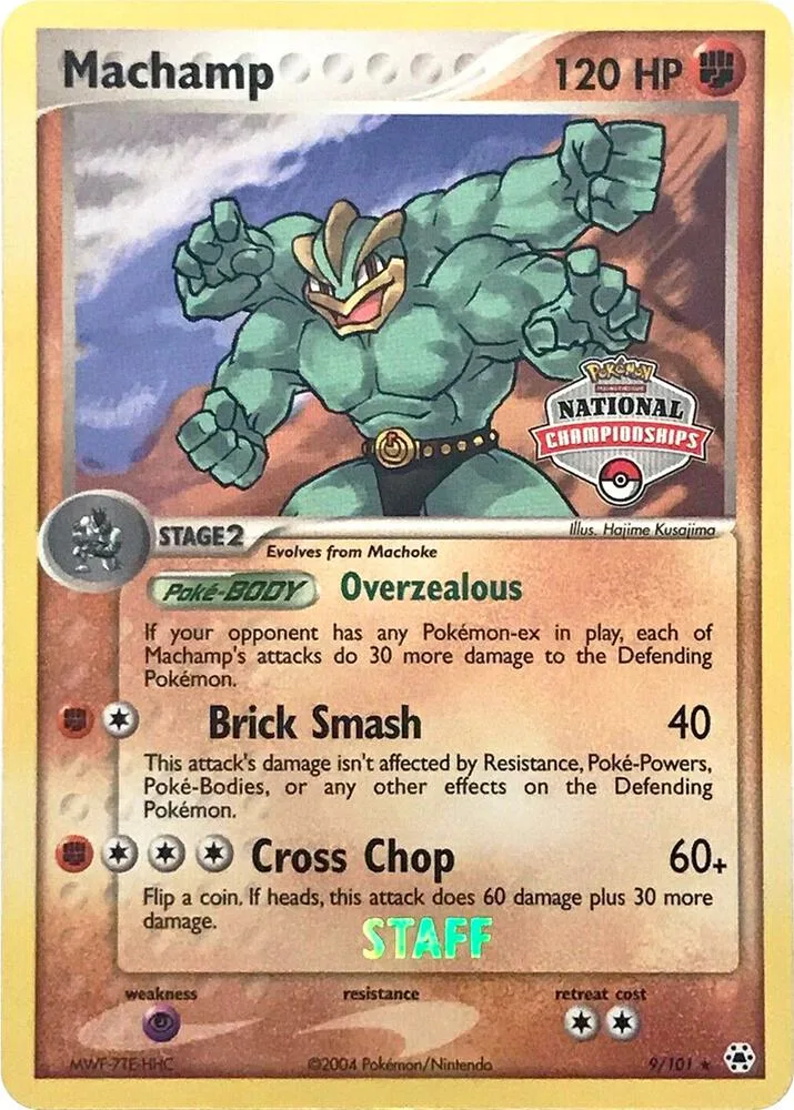 Machamp (National Championships) [Staff] card front