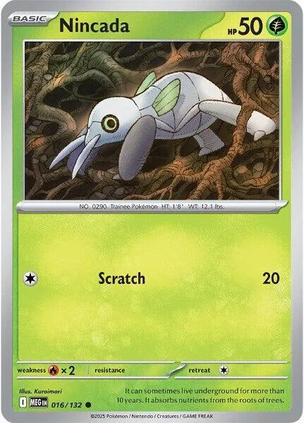 Nincada card front