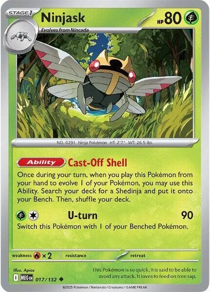 Ninjask card front