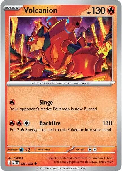 Volcanion card front