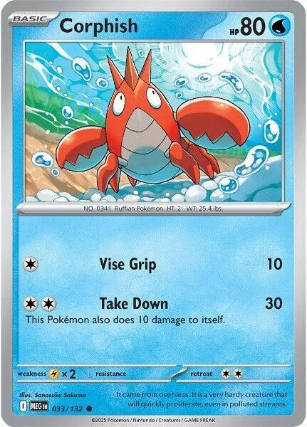 Corphish card front