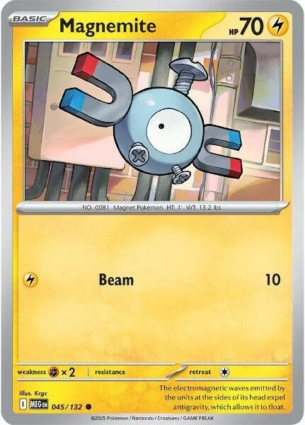Magnemite card front