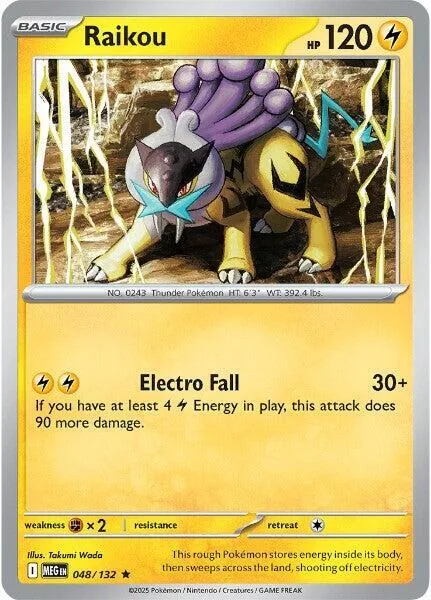 Raikou card front