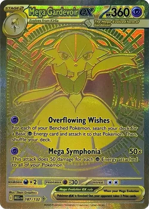 Mega Gardevoir ex Holofoil card