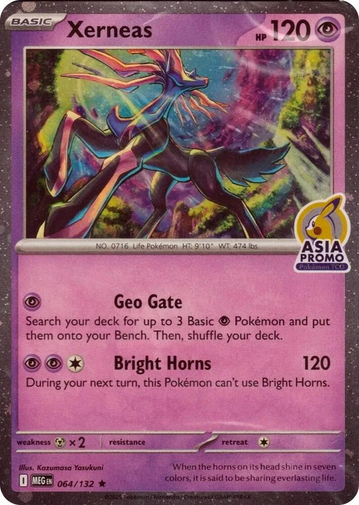 Xerneas Promo Stamp card