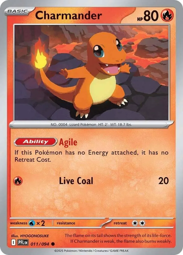 Charmander card front